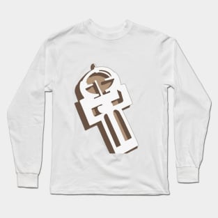 Elegant Spartan Helmet Pendant Design No. 486 Long Sleeve T-Shirt